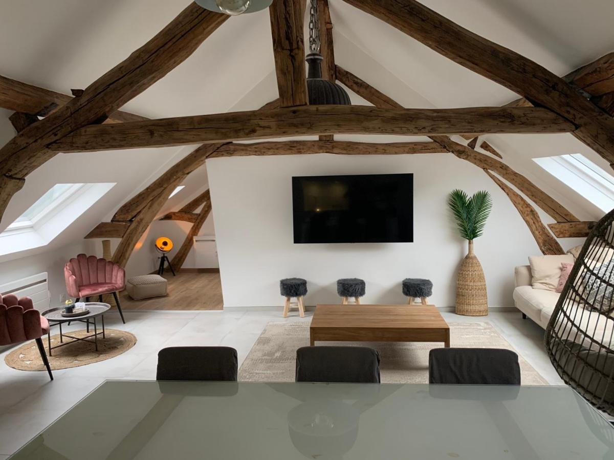 Appartement Spacieux En Plein Coeur De Rouen Bagian luar foto